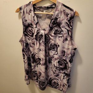 Violet Rose Top- Calvin Klein- 1X